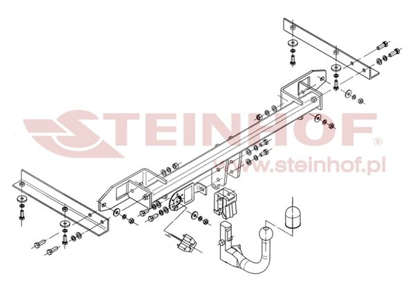 Trekhaak Opel Astra IV (J) 5D excl. Flex-Fix 12/2009-....