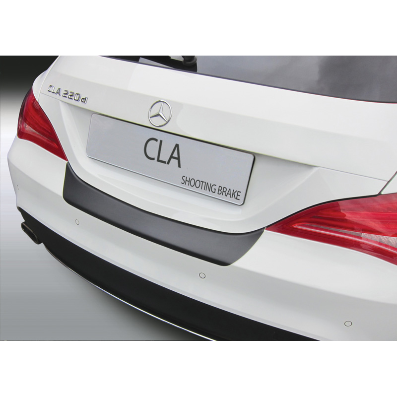 ABS Achterbumper beschermlijst  Mercedes CLA Shooting Brake Sport/250 AMG Line 2015-2018 Zwart