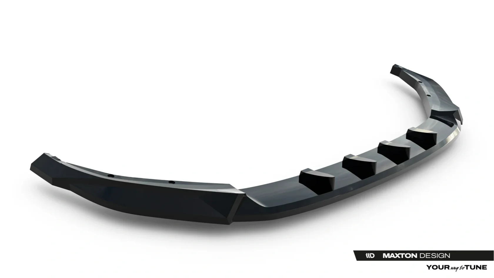 Voorspoiler Skoda Kodiaq RS Mk2 Glans Zwart