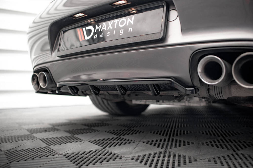 Diffuser Porsche 911 Carrera 997 Facelift 2009 - 2011 Maxton Glans Zwart