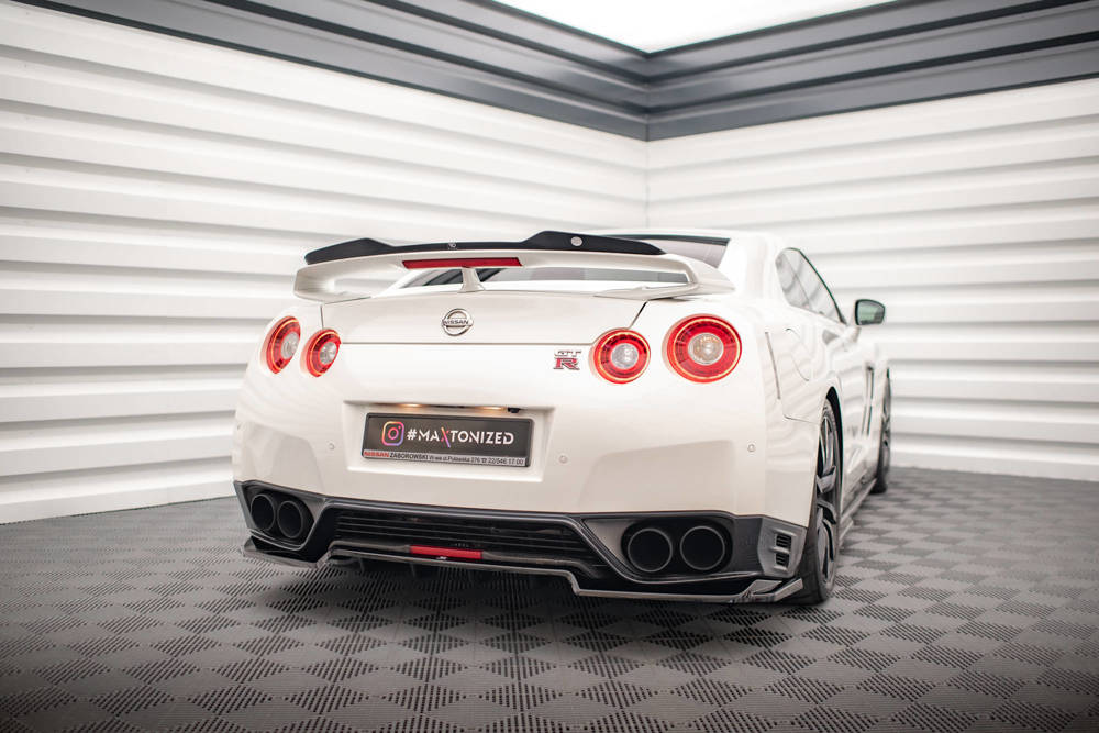 Diffuser Nissan GTR R35 11-16 Maxton Glans Zwart