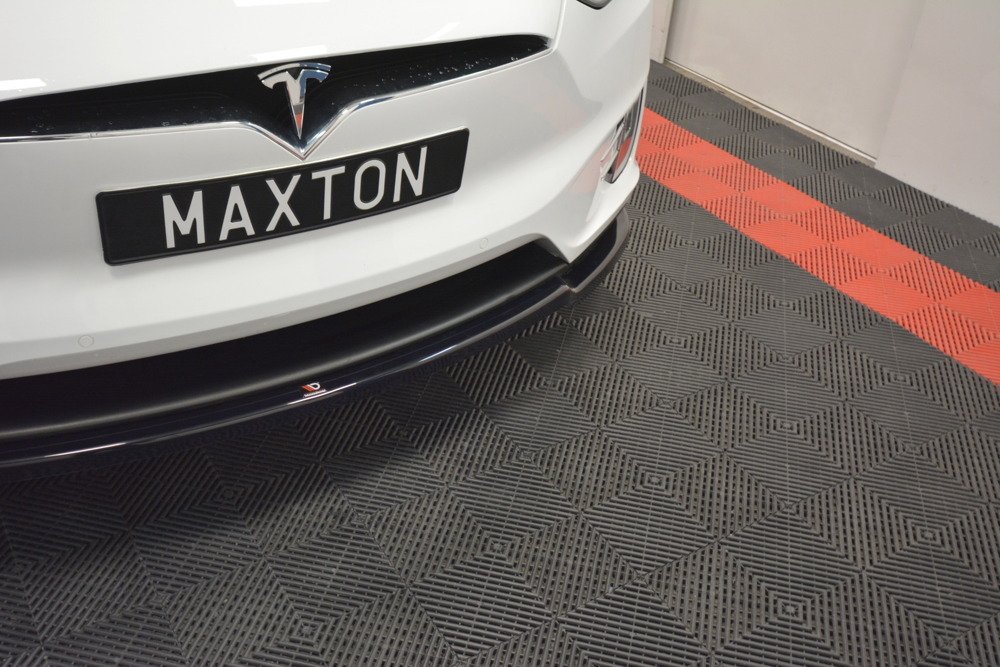 Voorspoiler Tesla Model X Gloss-Black V1