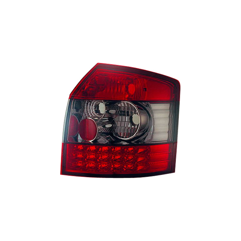 Set LED Achterlichten  Audi A4 B6 Avant 2001-2004 - Rood/Rookgrijs