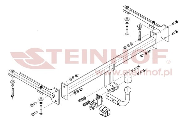 Trekhaak Honda Civic 4D (excl. Hibrid) 04/2006-2011