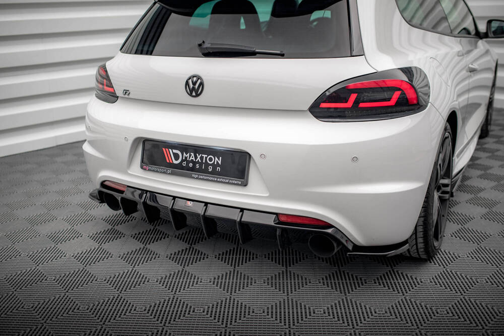 Diffuser V.1 Volkswagen Scirocco R Maxton Glans Zwart