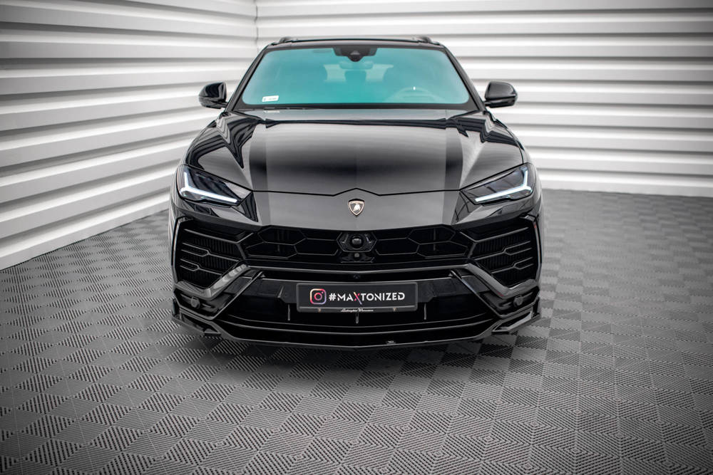 Voorspoiler V.3 Lamborghini Urus Maxton Glans Zwart