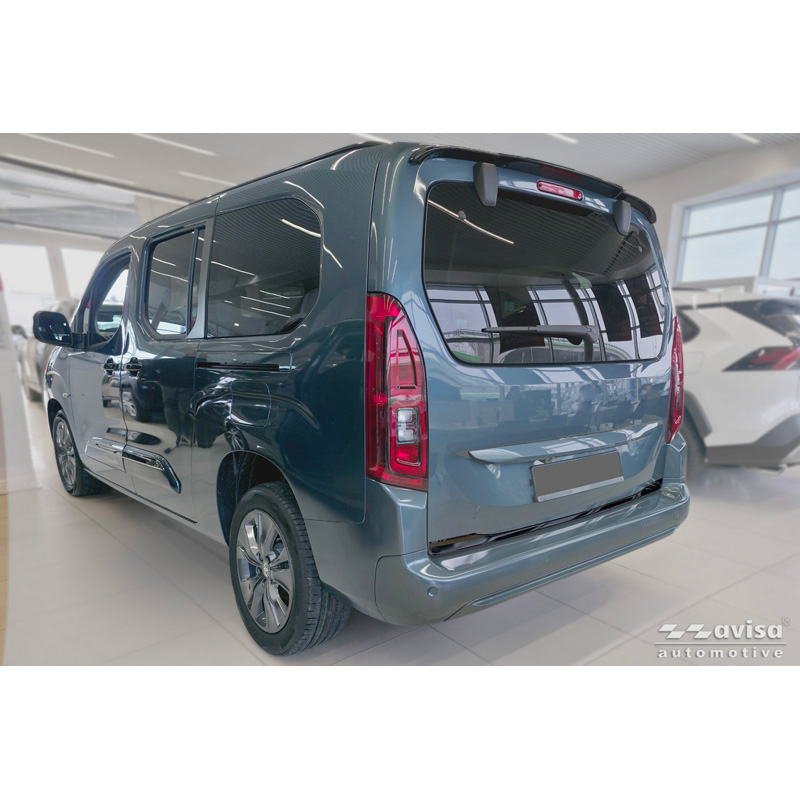 Avisa Zwart Chroom RVS Kofferbak Sierlijst  Toyota Proace City Verso 2019-2024 & Facelift 2024-
