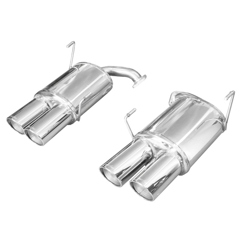 100% RVS Dubbele Sportuitlaat  Subaru Impreza 4WD 2.5T WRX STi 10MY 300pk 2010-2013 2x90mm X-Race