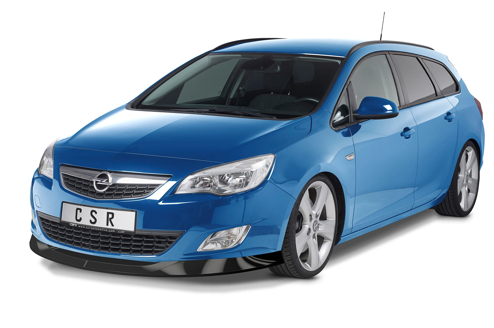 Voorspoiler Opel Astra J glans zwart – 2009–09/2012