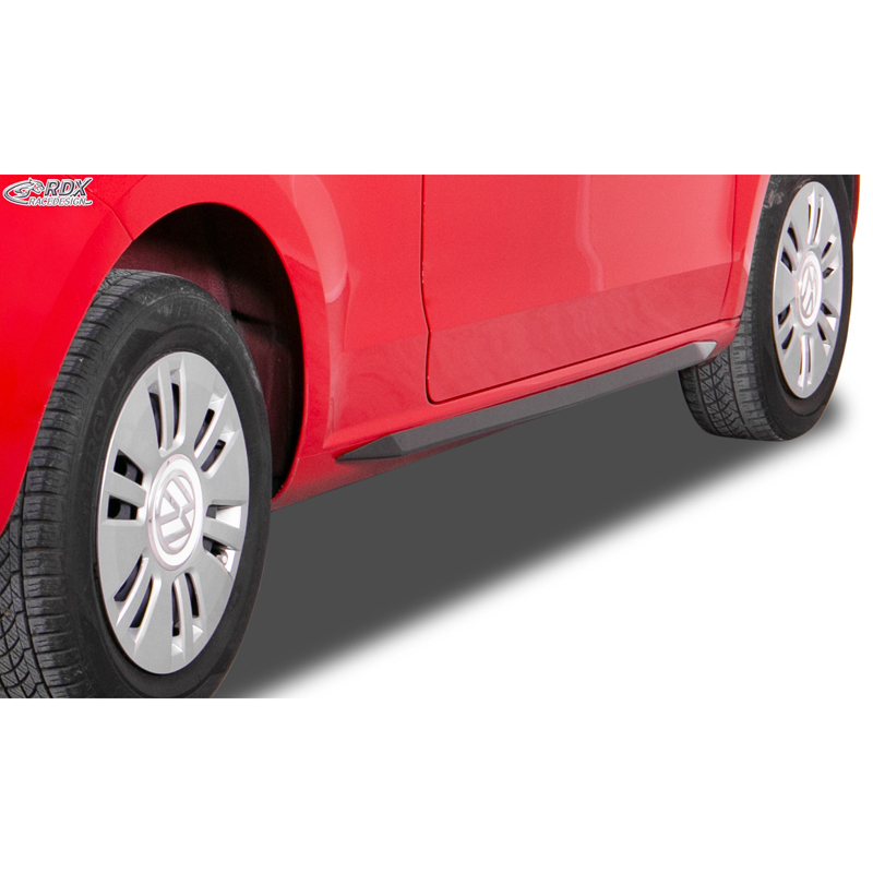 Sideskirts 'Slim'  Volkswagen Up/Skoda Citigo/Seat Mii 2011- (ABS zwart glanzend)