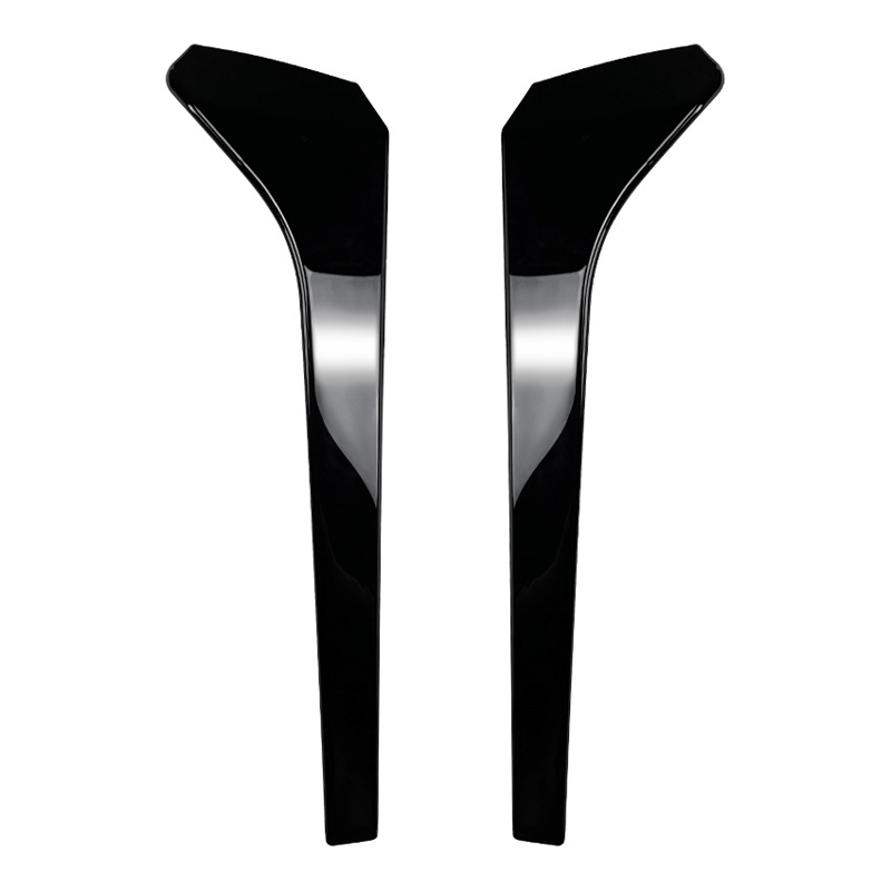 Set achterruit side-spoilers  Volkswagen Tiguan II R-Line Facelift 2020-2024 (ABS Glanzend zwart)