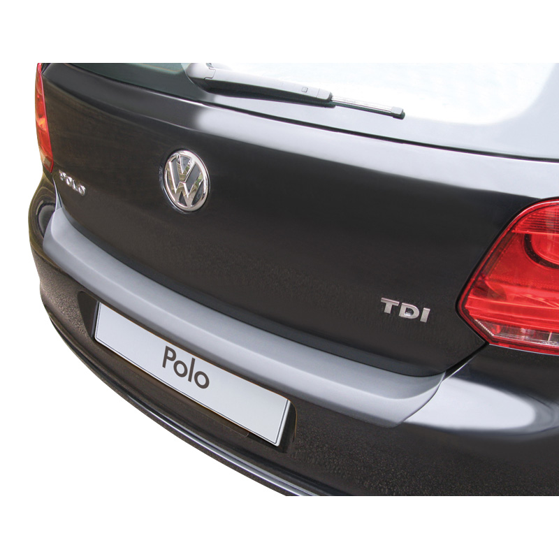 ABS Achterbumper beschermlijst  Volkswagen Polo 6R 3/5 deurs 2009-2014 Zwart