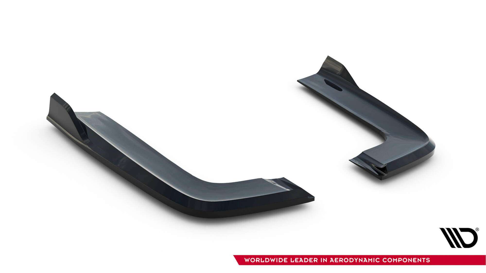 Achterzij Spoilers V.3 Mercedes-Benz V-Class AMG-Line W447 Facelift Maxton Glanzend zwart