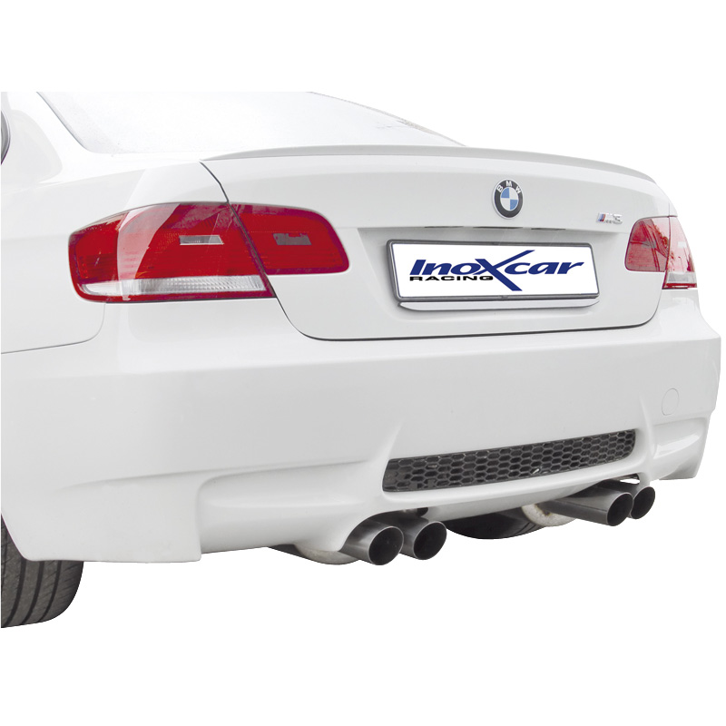 Volledig RVS links/rechts einddemper BMW 3-Serie E92 M3 Coupe 4.