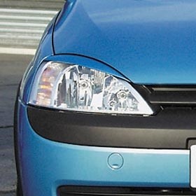 Koplampspoilers Opel Corsa C / Combo C ABS