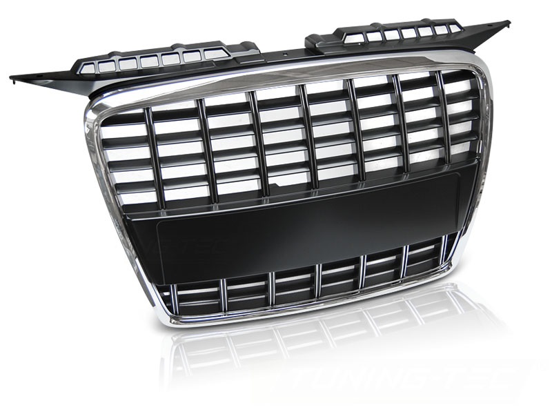 Sportgrill voor Audi A3 (Typ 8P) Bj. 05-.. Zwart