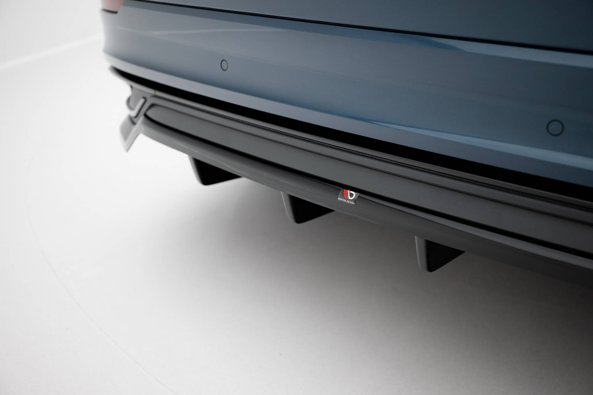 Achter Diffuser Audi Q8 Mk1 Maxton Glanzend zwart