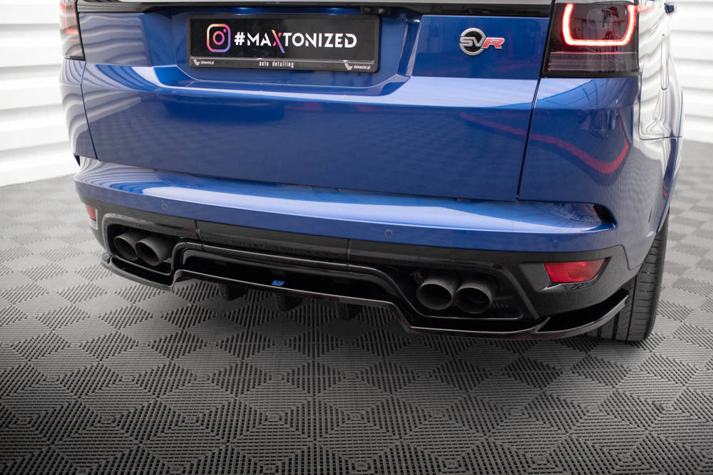 Diffuser Land Rover Range Rover Sport SVR 2015 - 2018 Maxton Glans Zwart