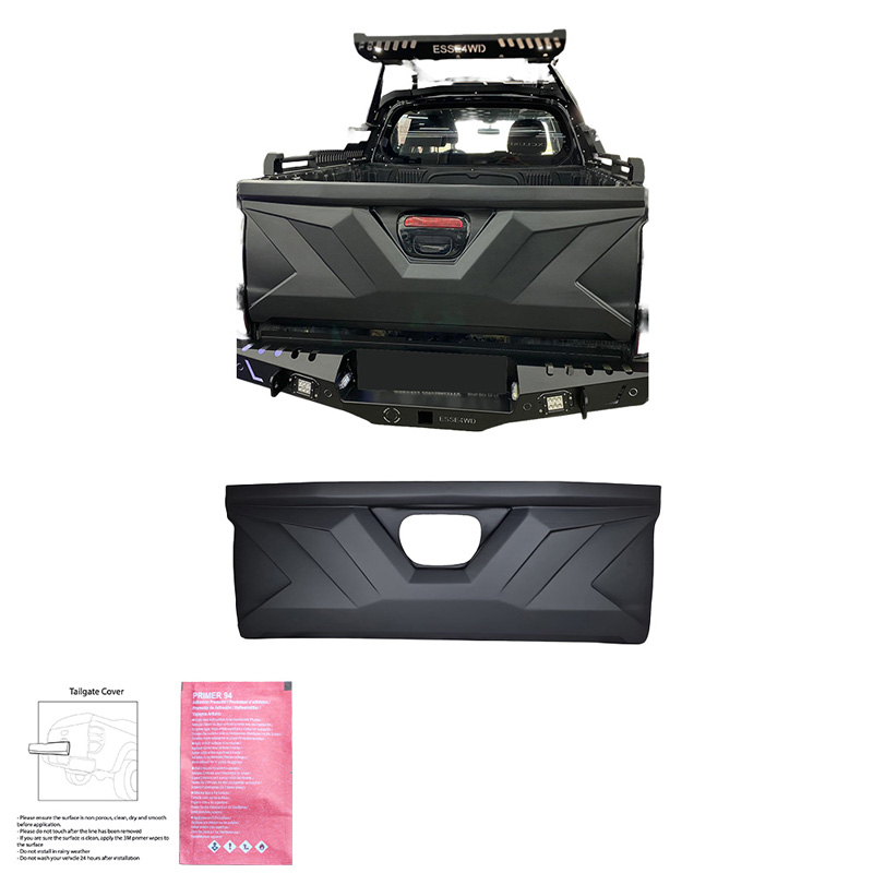 Achterklepcover  Mitsubishi L200 Triton 4 2010-2014 - Matzwart