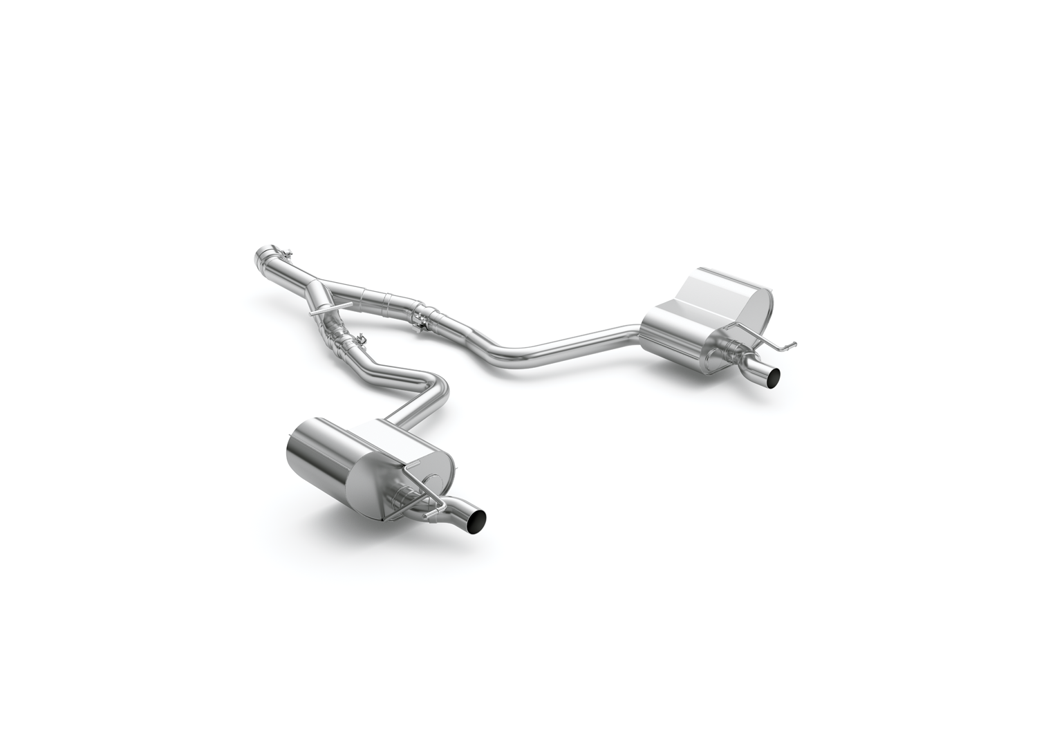 Rear Muffler For Mercedes-amg C-class Coupeexhaust Systems