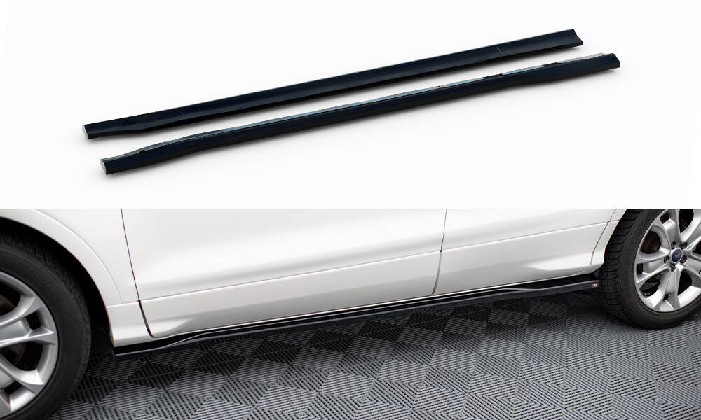 Zijskirts Ford Kuga ST-Line Maxton Glans Zwart