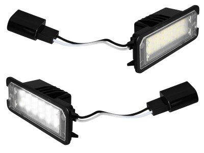 LED Licenceplateplaat lightning VW Golf IV, Golf V, Lupo 99-06, Ne