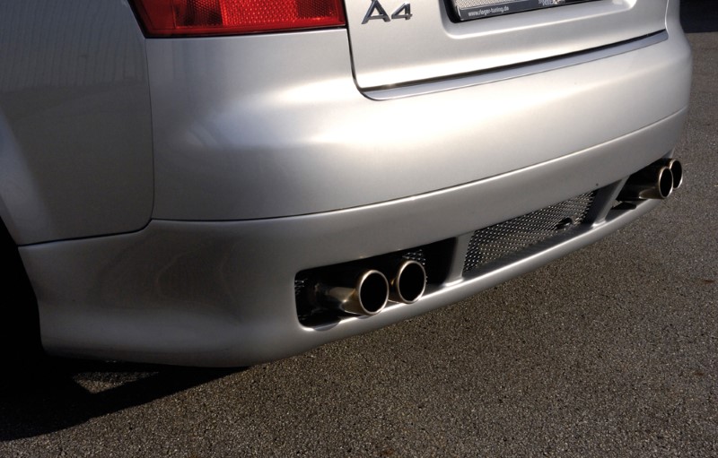 Achteraanzet met aanhanger koppeling Audi A4 8E Sedan Rieger