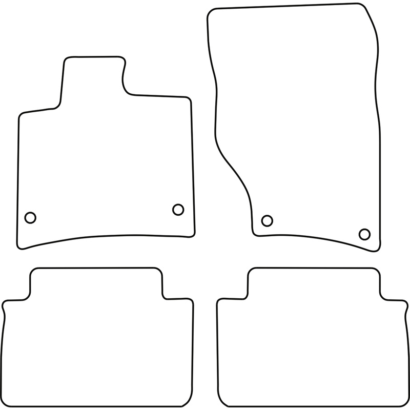 Automatten Velours  Audi Q7 2006-2015