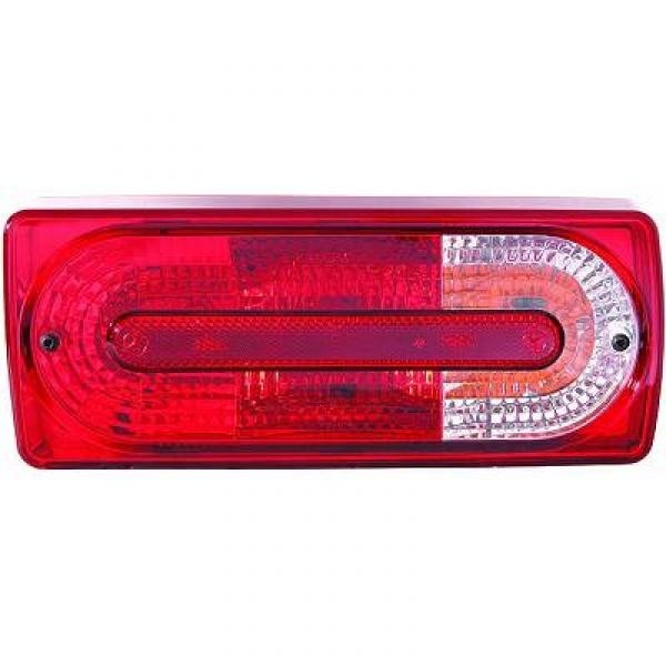 Achterlicht links W463 97-12 ROOD/Chroom