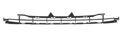 voorbumpergrille, chrome, boven, CC/Sport,-09/2009 Peugeot 207,