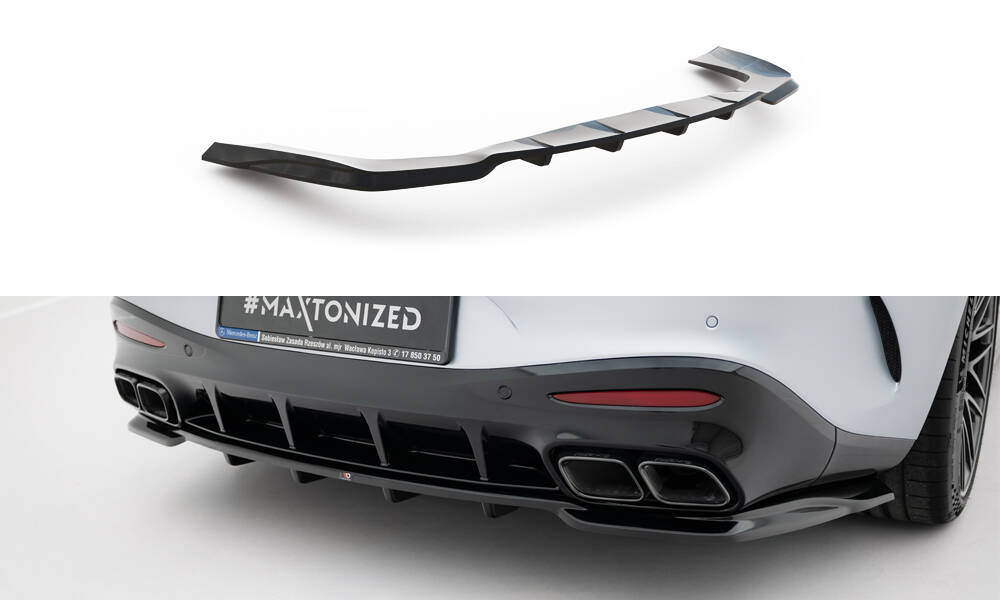 Achter diffuser V.1 Mercedes-AMG GT 63 C192 Maxton Glanzend zwart