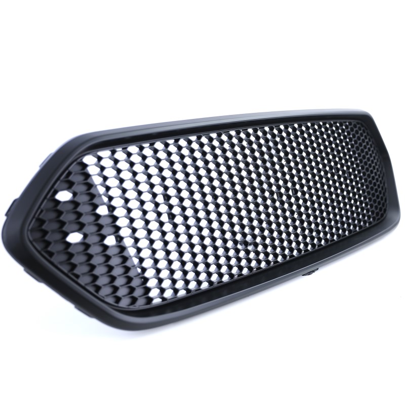 Grill Ford Transit Custom Facelift Honingraad Zwart