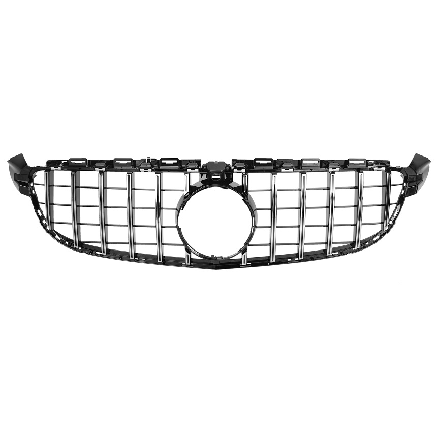 Grill Mercedes W205 AMG 13-18 Zwart Chroom Camera GT Lool
