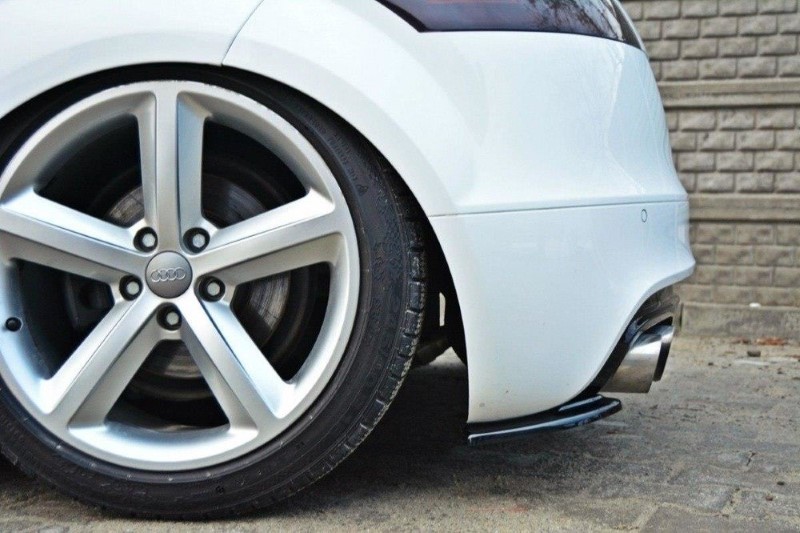 Achterzijde Spoilers Audi TT S 8J Glanzend Zwart
