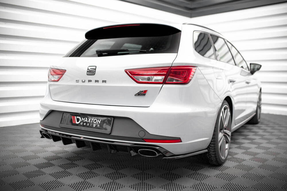 Zijdiffuser V.2 Seat Leon Cupra ST 5F Maxton Glans Zwart