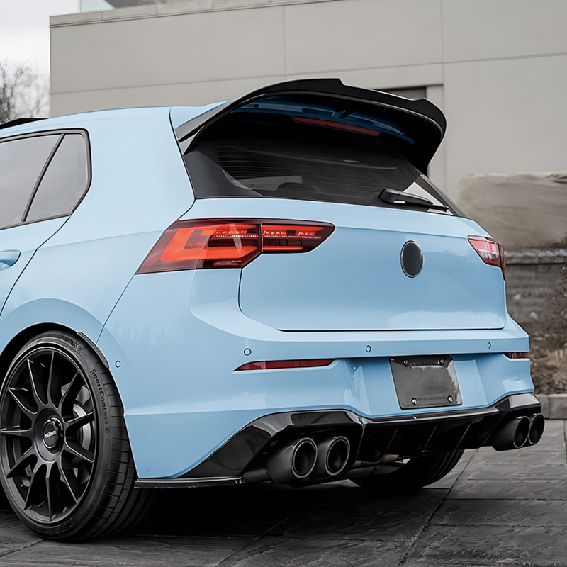 Dakspoiler (Spoiler Cap)  Volkswagen Golf VIII HB 3/5-deurs Clubsport/GTi R 2020- (ABS Glanzend zwart)