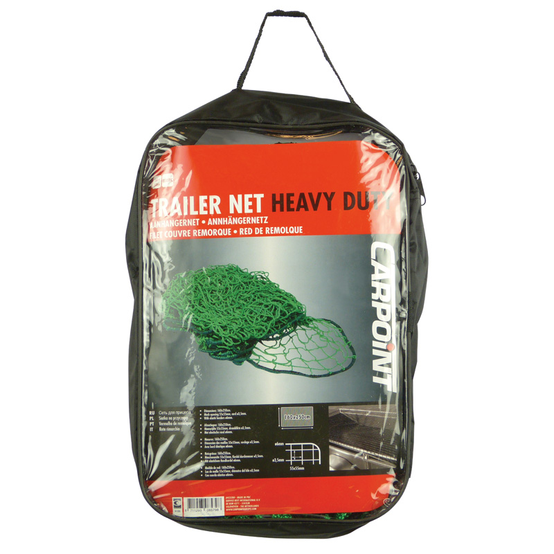 Carpoint Aanhangernet 160x250cm Elastische Rand