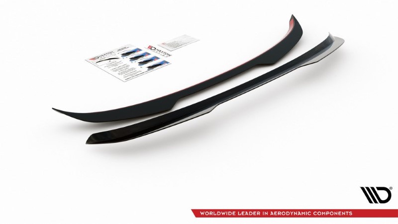 Spoiler Ford Fiesta ST Mk7 Facelift 2013-2016 Maxton Glans Zwart