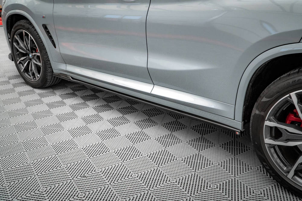 Zijskirts BMW X4 M Pakket G02 Maxton Glans Zwart