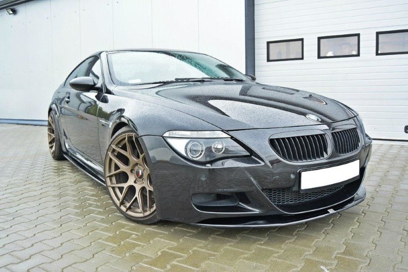 Voorspoiler BMW M6 E63 V.1 Glanzend Zwart