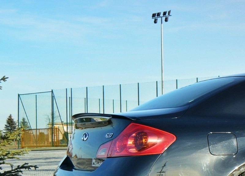 Spoilerkap Infiniti G37 Sedan Glanzend Zwart Maxton