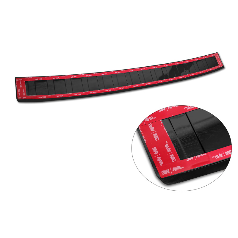 Zwart RVS Achterbumperprotector  Peugeot 308 III HB 2021- 'Ribs'