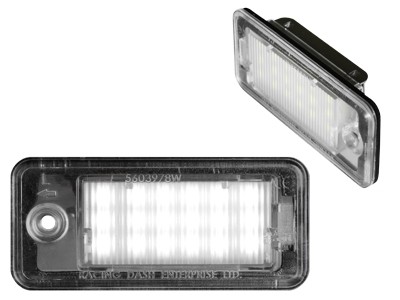 LED Licenceplateplaat lightning Audi A3 / S3 04-08, A3 Cabrio 08-0