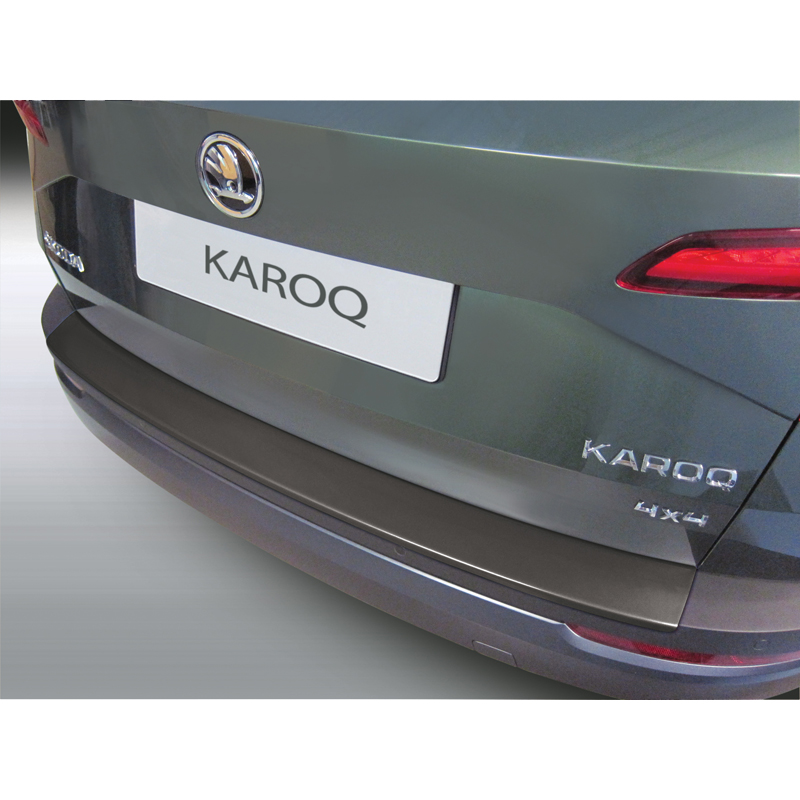 ABS Achterbumper beschermlijst  Skoda Karoq 7/2017-12/2021 Zwart