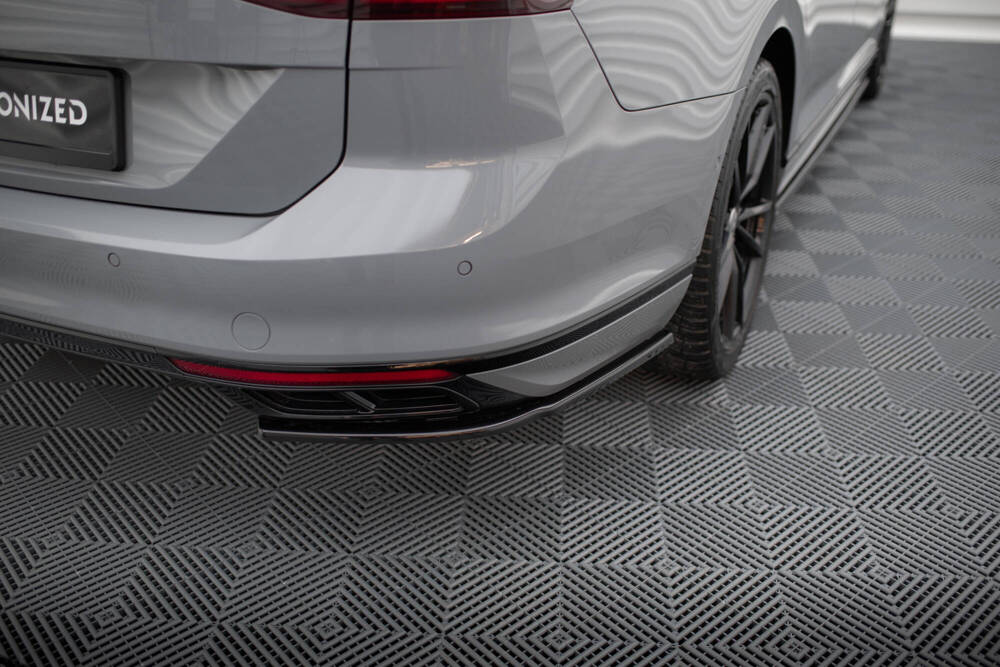 Zijdiffuser Volkswagen Passat R-Line B8 FL Glans Zwart Maxton