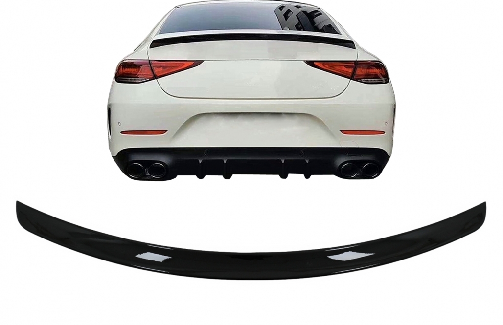 Spoiler Glans Zwart Mercedes CLS C257 2018-