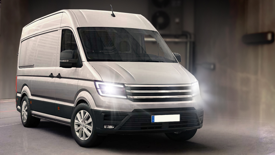 Headlights VW Crafter II 2017-... Full LED DRL Dynamic