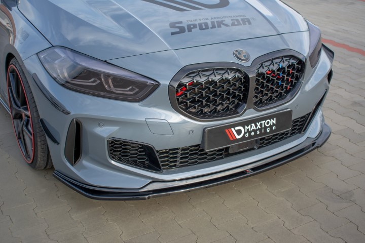Voorspoiler BMW 1 Serie F40 M-Pack/ M135i Glans Zwart V1