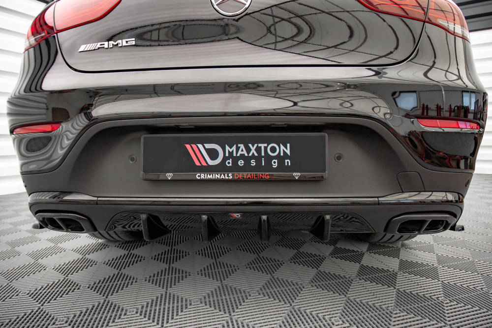 Diffuser Mercedes GLC Coupe AMG C253 FL Maxton Glans Zwart