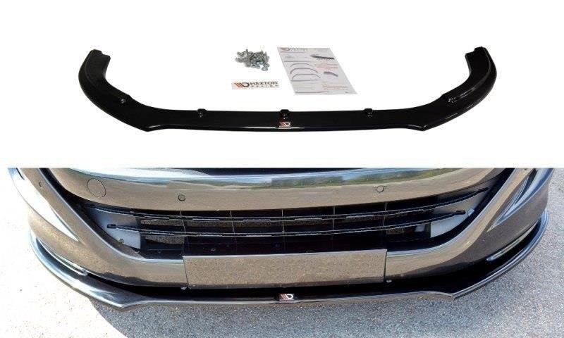 Voorspoiler Peugeot RCZ Maxton Design glans zwart V.2